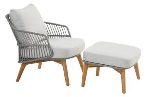 4Seasons Outdoor designové zahradní židle Sempre Armchair Wood