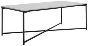 KONFERENČNÍ STOLEK, černá, bílá, kov, keramika, 120/43/60 cm Livetastic, Online Only