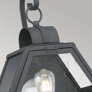 Venkovní nástěnné svítidlo Heath šířka 33,1 cm, černá barva