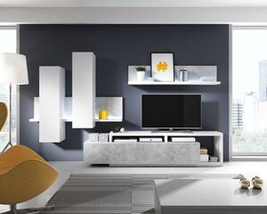 Systémový nábytek BOTA bílý / beton colorado