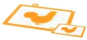 Krájecí prkénko plastové na drůbež oranžová set – 2ks - Mastrad