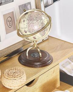 Dekorativní béžový globus 25 cm PIZARRO