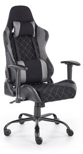 Halmar Kancelářská židle DRAKE, černá / šedá
