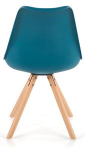 Jídelní židle K201 tyrkysová
