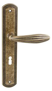 MP Tupai dveřní kování TI SOFIA 1911 Rozteč: 72 mm, Varianta: BB = klika/klika pro pokojový klíč, Povrch: OLV = mosaz lesk