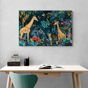 Obraz zvířata z džungle
