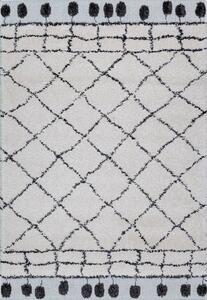 Vopi | Kusový koberec Rangpur 65217 669 krémovo-černý - 120 x 170 cm