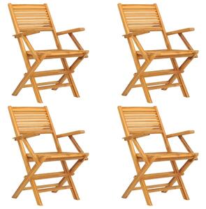 5dílný zahradní jídelní set masivní teakové dřevo
