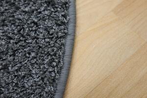 Vopi koberce Kusový koberec Color Shaggy šedý kruh - 67x67 (průměr) kruh cm