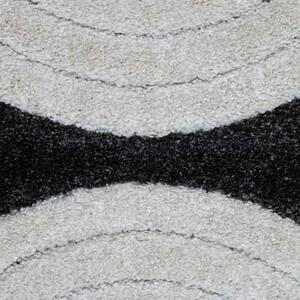 Vopi | Kusový koberec Rangpur 65203 699 krémovo-černý - 120 x 170 cm