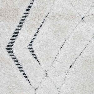 Vopi | Kusový koberec Rangpur 65227 969 krémovo-černý - 120 x 170 cm