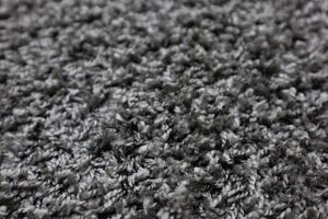 Vopi koberce Kusový koberec Color Shaggy šedý kruh - 300x300 (průměr) kruh cm