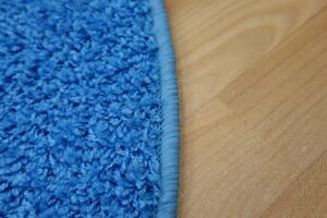 Vopi koberce Kusový koberec Color shaggy modrý ovál - 60x110 cm