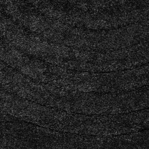 Vopi | Kusový koberec Rangpur KR 65242 999 černý - Kruh průměr 160 cm