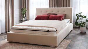 Hauss Moderní postel Luxor (mnoho velikostních variant) Odstín postele: Potah skupiny III, Úložný prostor: MEDIUM kostra bez úložného prostoru, Rozměr matrace: 90 x 200 cm