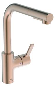 Ideal Standard Gusto - Dřezová baterie s vysokým otočným vytahovacím výtokem, Sunset Rose BD420J4