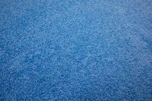 Vopi koberce Kusový koberec Color shaggy modrý kytka - 120x120 kytka cm