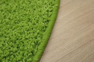 Vopi koberce Kusový koberec Color shaggy zelený ovál - 133x190 cm