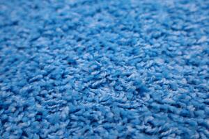 Vopi koberce Kusový koberec Color shaggy modrý ovál - 133x190 cm