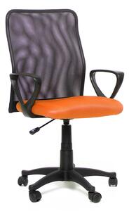 Kancelářská židle KA-B047 oranžová