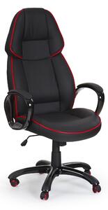 Halmar Kancelářská židle, křeslo RUBIN, černá / červená