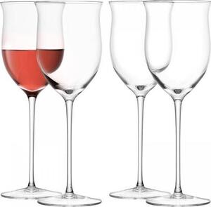 LSA Wine Rosé sklenice skleničky na růžové víno 400ml set 4ks, LSA, Handmade G1155-14-301 LSA International