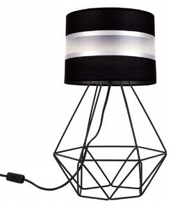 Stolní lampa Elegance, 1x textilní stínítko (výběr ze 6 barev), (výběr ze 3 barev konstrukce)