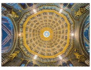 Obraz stropu Sienského kostela (70x50 cm)