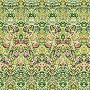 Květovaná tapeta IKEBANA GRANDE Designers Guild Odstín Tapety: Green PDG1162/01