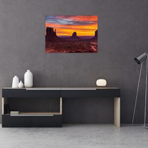 Obraz - Monument Valley v Arizoně (70x50 cm)