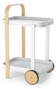 Odkládací stolek Umbra BELLWOOD - bílý/přírodní