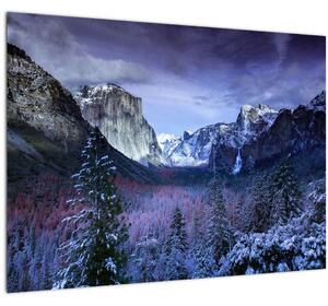 Skleněný obraz - Yosemite, USA (70x50 cm)