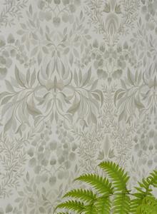 Květovaná tapeta KARAKUSA Designers Guild Odstín Tapety: Green Beige PDG1157/02