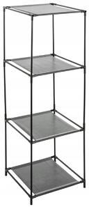 Koupelnový regál 5five Simply Smart černý 34,5 x 34,5 x 98 cm