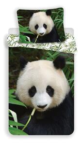 Jerry Fabrics Bavlněné povlečení 3D fototisk 140x200 + 70x90 cm - Panda 02
