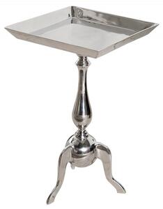 Odkládací stolek JARDIN SQUARE 55 CM stříbrný Nábytek | Doplňkový nábytek | Odkládací stolky