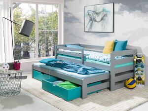 Patrová postel LISA šedá - 80x180cm