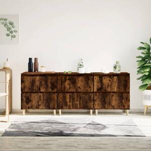 Příborníky 3 ks kouřový dub 60 x 35 x 70 cm kompozitní dřevo 3185772