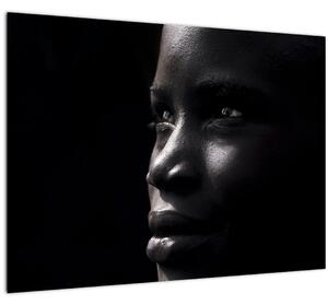 Skleněný obraz - Afričanka (70x50 cm)