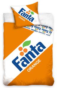 Bavlněné povlečení 140x200 + 70x90 cm - Fanta Clasic Logo