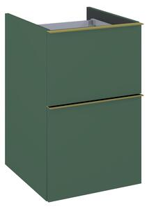 Elita Look, boční závěsná skříňka 40x45x64 cm 2S PDW, zelená matná, ELT-168569