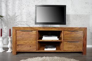 Televizní stolek LAGOS 135 CM masiv sheesham Nábytek | Obývací pokoj | Televizní stolky