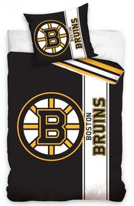 Bavlněné povlečení 140x200 + 70x90 cm - NHL Boston Bruins Belt