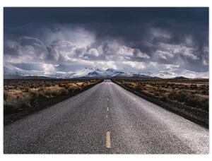Obraz cesty v poušti (70x50 cm)
