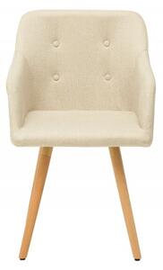 Židle ARMREST přírodní strukturovaná látka Nábytek | Jídelní prostory | Jídelní židle | Všechny jídelní židle
