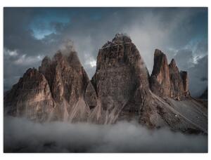 Obraz - Tři Zuby, Italské Dolomity (70x50 cm)