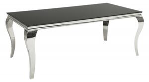 Noble Home Stříbrný jídelní stůl Modern Barock 200 cm