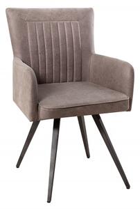 Židle ROADSTER antik taupe šedá mikrovlákno Nábytek | Jídelní prostory | Jídelní židle | Všechny jídelní židle