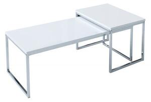 2SET konferenční stolek NEW FUSION WHITE LONG skladem
