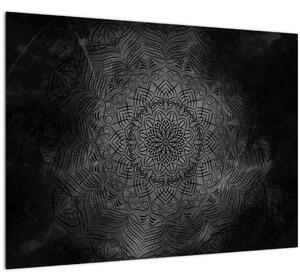 Skleněný obraz - Mystická mandala (70x50 cm)